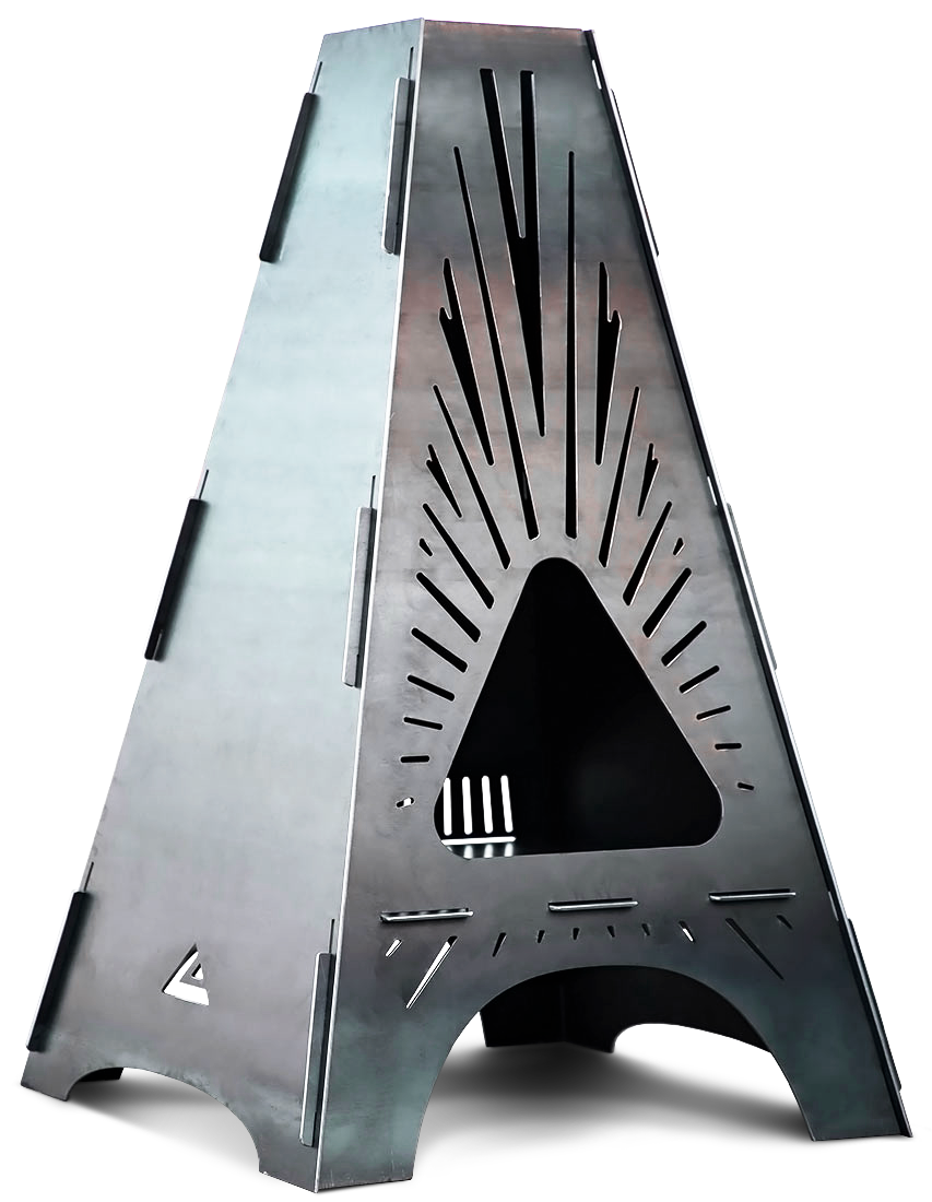 metal fire pit chimenea