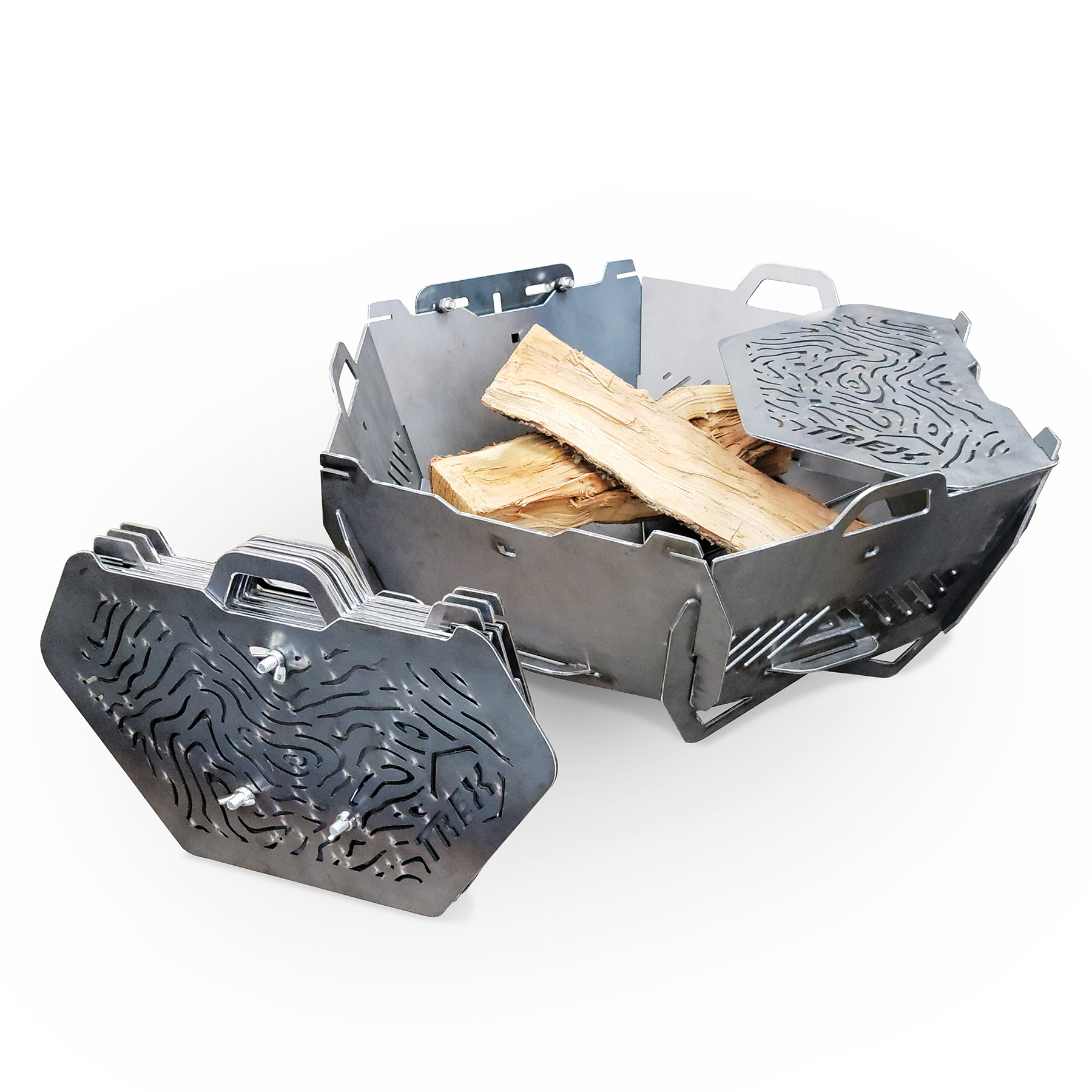 TREKX™ collapsible portable overland fire pit